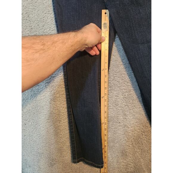 Levi's 512 Womens (Size 8) Dark Blue Denim Perfectly Slimming Ankle Pencil Jeans - Picture 4 of 8